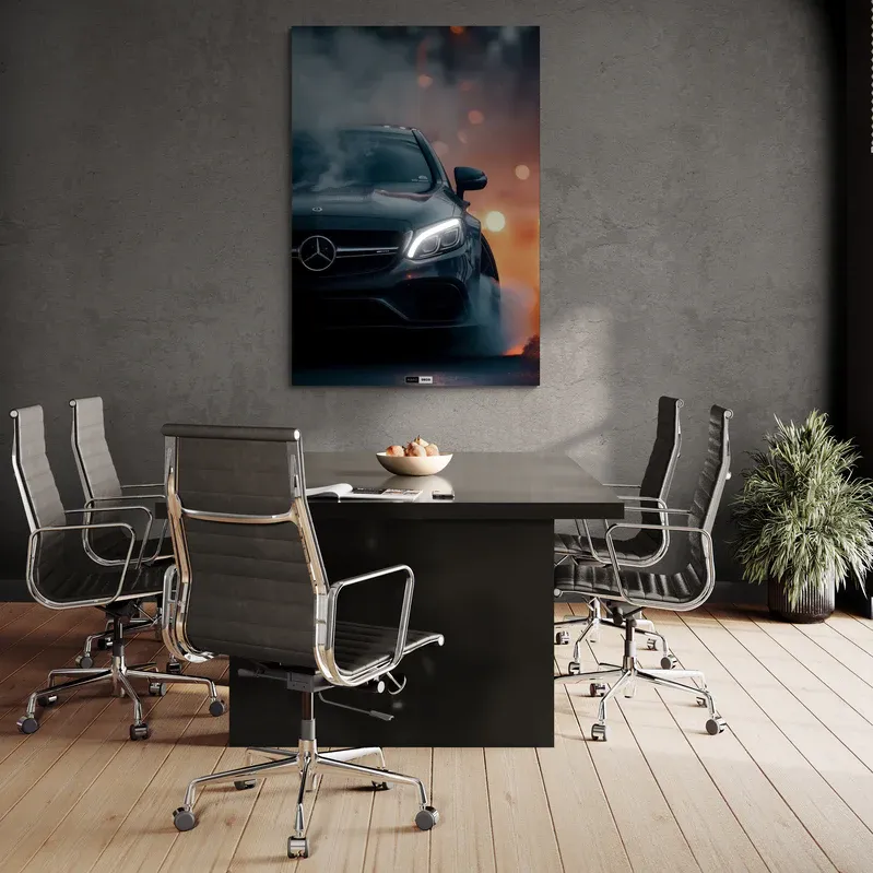 Tableau LED Voiture Mercedes AMG C63