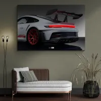 Tableau LED Voiture Porsche 911 GT3 RS