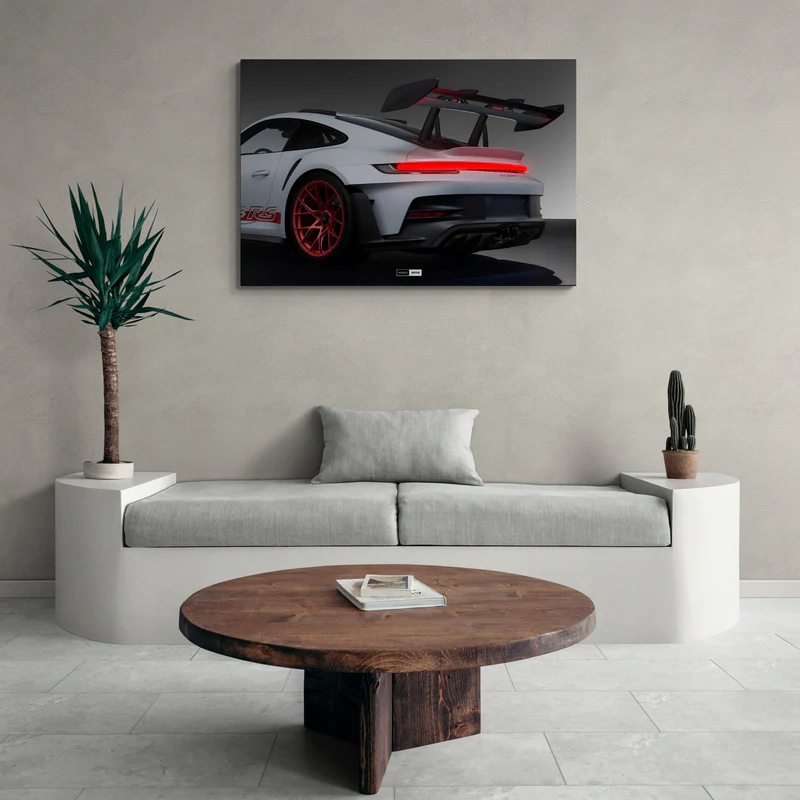 Tableau LED Voiture Porsche 911 GT3 RS