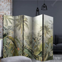 Paravent Lush Oasis- Séparation d'espace - Style botanique