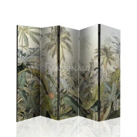 Paravent Lush Oasis- Séparation d'espace - Style botanique