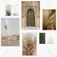 Mur de cadres Moroccan Boho