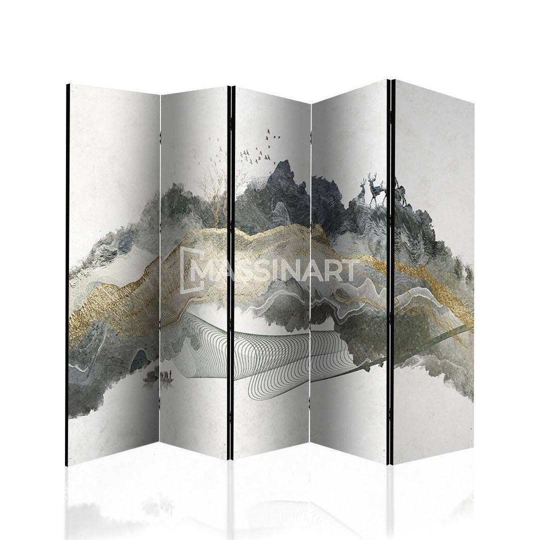 Paravent Chinese Ink Style - Séparation d'espace