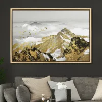 Golden Mountain Landscape