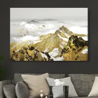 Golden Mountain Landscape