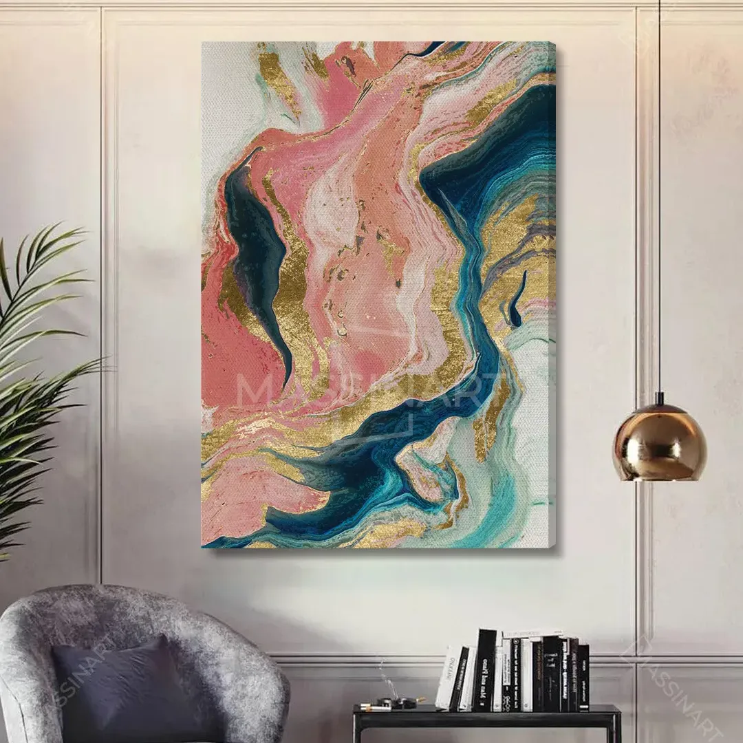 Abstrait fluide coloré