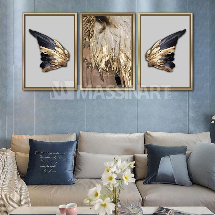 Ailes d'ange dorées