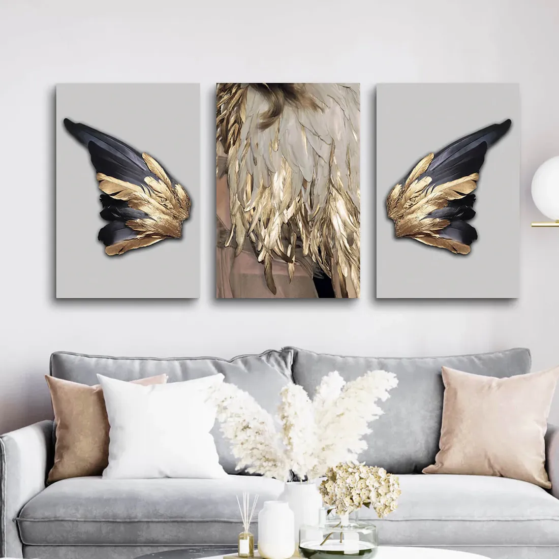 Ailes d'ange dorées