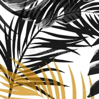 Golden and Black Leaves