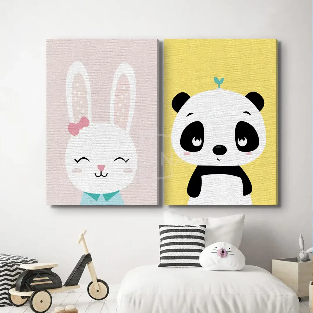 Bunny and Panda