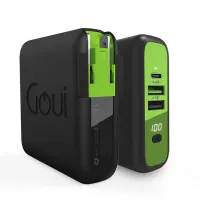 Goui Mbala Chargeur Sans Fil +Power Bank 8000 mAh Qi + Chargeur mural