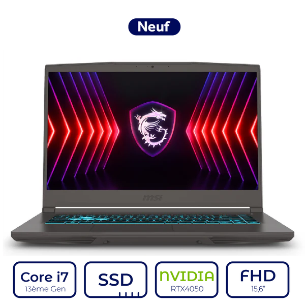 MSI THIN B13VE-2474MA Core i7 13ème Gen RTX 4050 6 GB