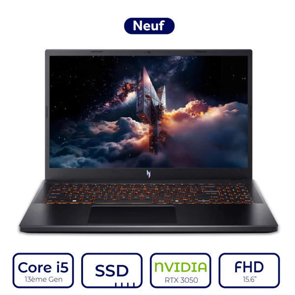 Acer Nitro V 15 Intel Core i5 13ème Gen NVIDIA GeForce RTX 3050 6Go