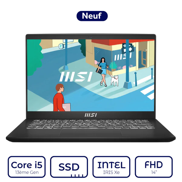 MSI MODERN 14 C13M-1446MA Intel Core i5 13ème Gen