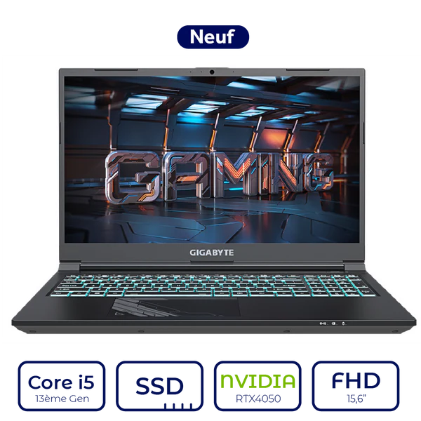 Gigabyte G5 MF5 52ES353SD Intel Core i5 13ème Gen RTX4050 6GB
