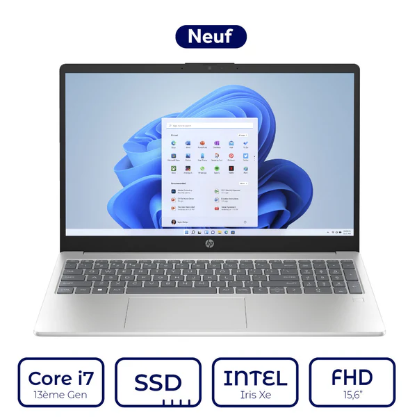 HP 15 fd0019nk Intel Core i7 13ème Gen