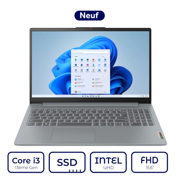 Lenovo IdeaPad Slim 3 15IRU8 Intel Core i3 13ème Gen