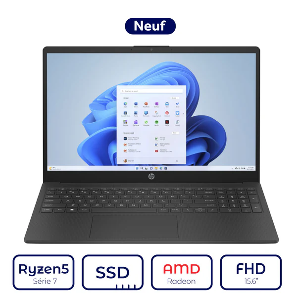 HP 15-fc0075nk AMD Ryzen 5 Série 7