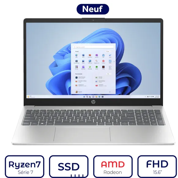 HP 15-fc0053nk AMD Ryzen™ 7 Série 7