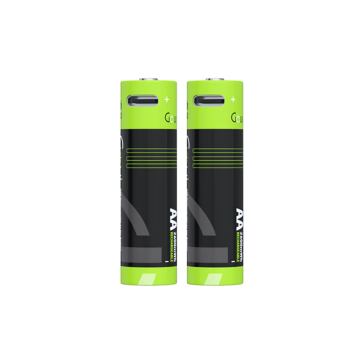 Goui Piles Rechargeables avec port Type-C AA (2 pièces)
