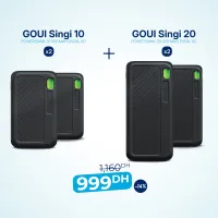 Pack 2x Singi 10 avec 2x Singi 20