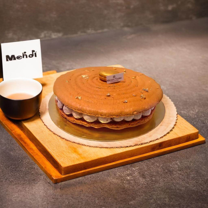 Macaron géant choco praliné