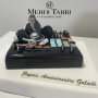 Gâteau d’anniversaire Rythme Noir