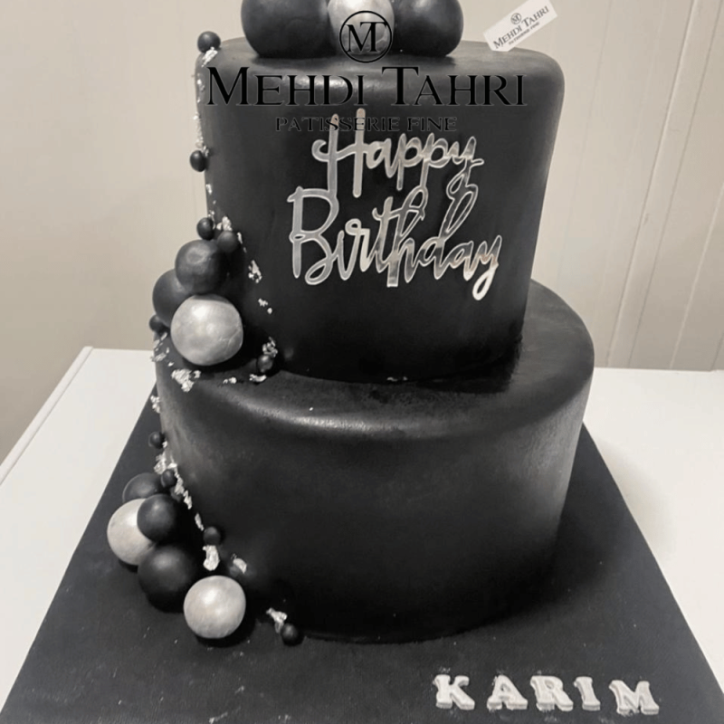 Gâteau d’anniversaire Charbon Sucré