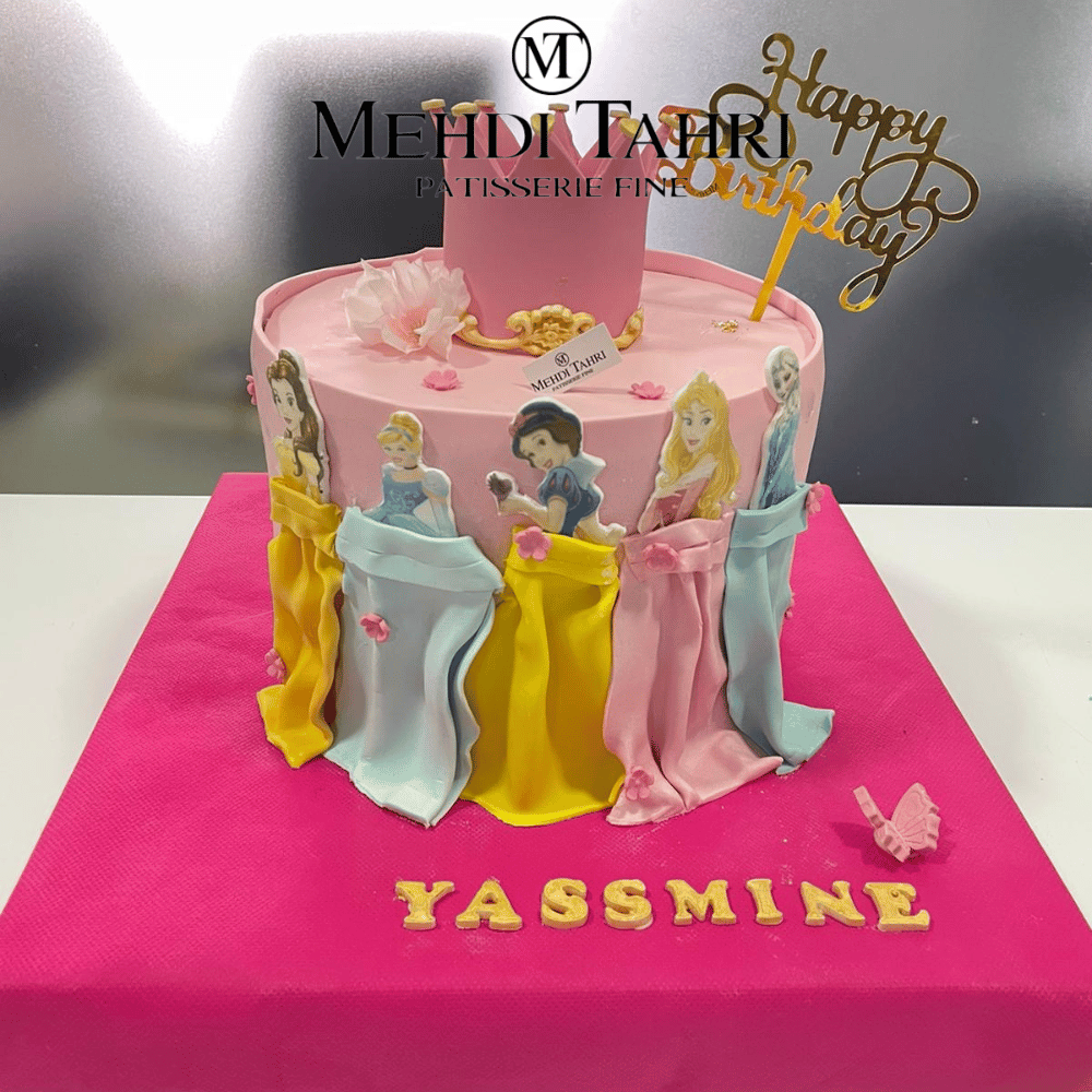 Gâteau d’anniversaire Cœur de Princesse