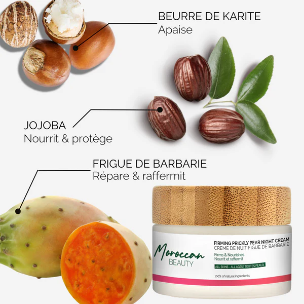 Prickly pear night cream - 100% natural