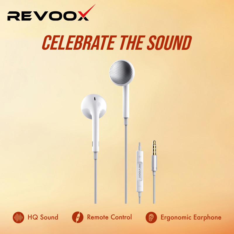 REVOOX Earphones Jack 3.5 mm RE-E08