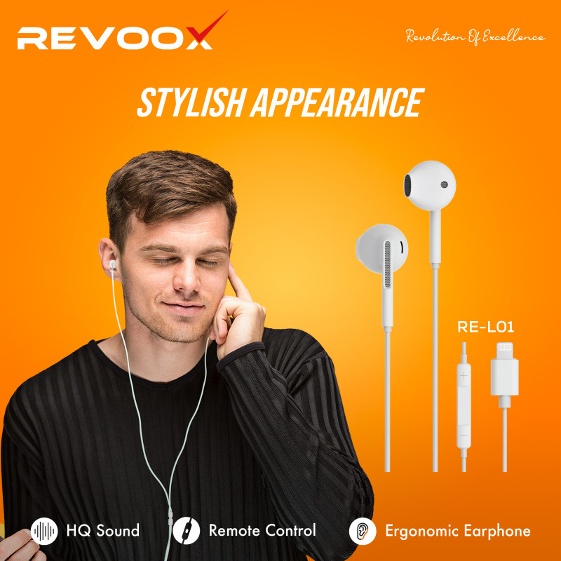 REVOOX Earphones Lightning RE-L01