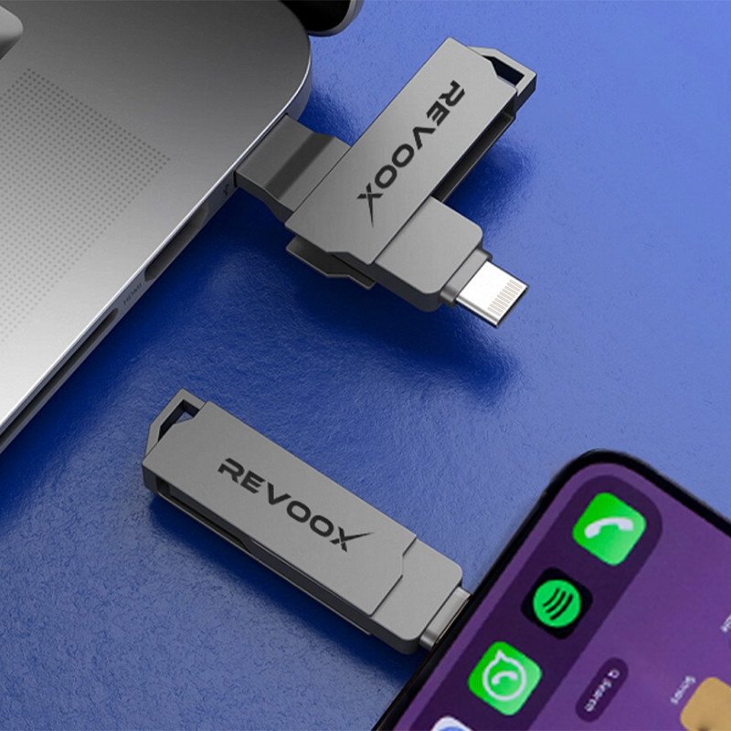 REVOOX Dual drive 3.2 USB Lightning OTG 128GB