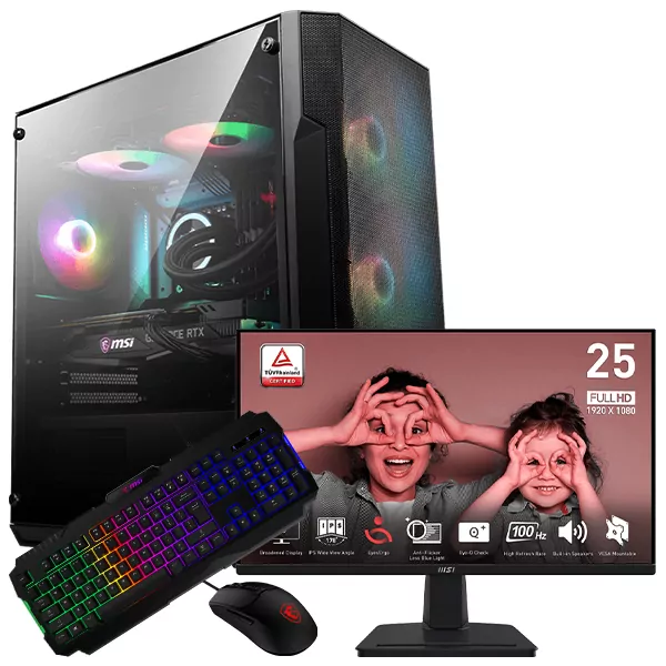 SETUP GAMER R5 5600X-RTX 3050 + MP251 + GK100 + GM100