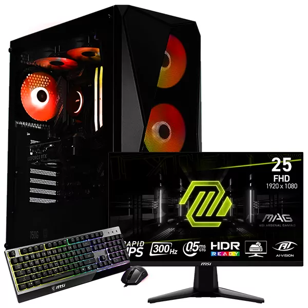SETUP GAMER R5 5600-RTX 5070 + 255XF + GK30