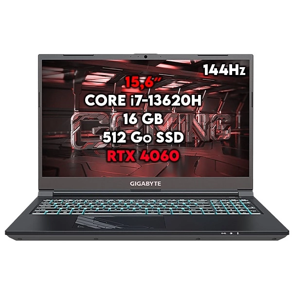 Gigabyte G5 KF5-H3FR353SD – Core™ i7 13th, RTX 4060, 16GB, 512GB