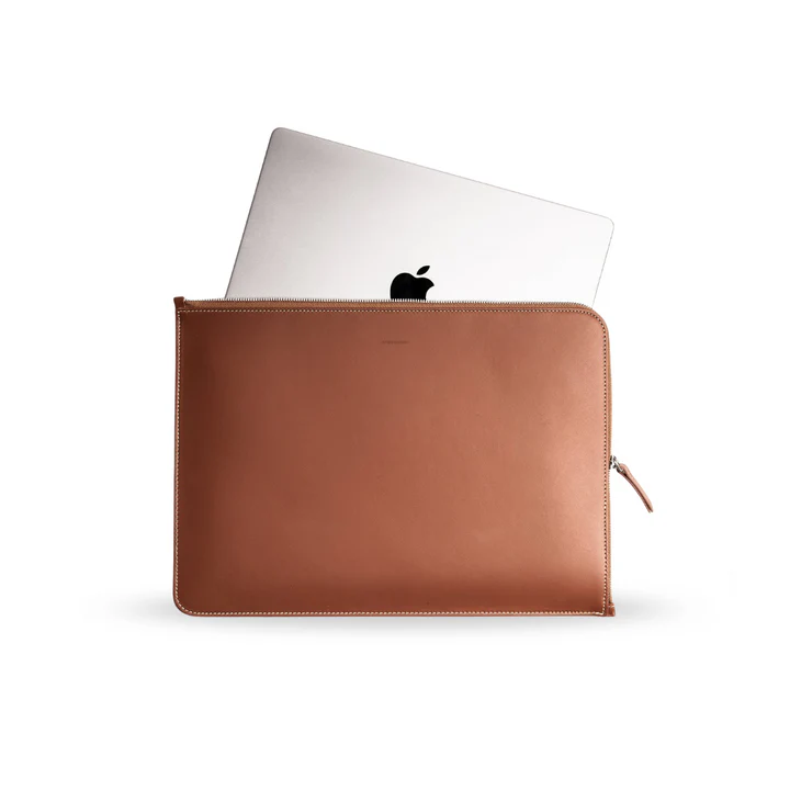 DAYI | Pochette ordinateur en cuir - Noir