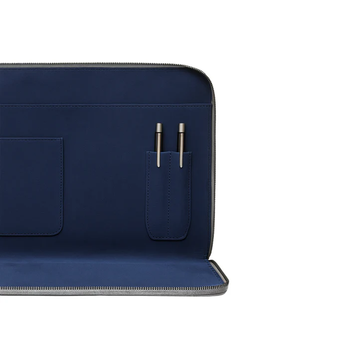 DAYI | Pochette ordinateur en cuir - Tabac