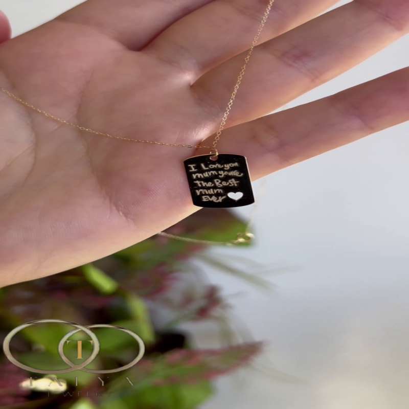 Collier Best Mum Ever En Or 18K