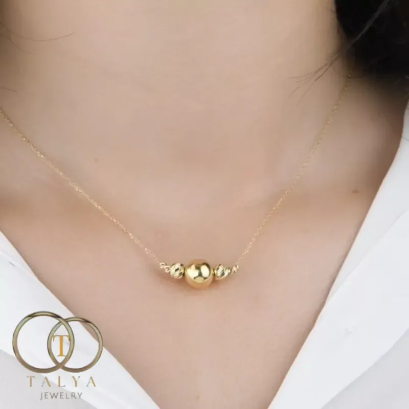 Collier Boule en Or 18K