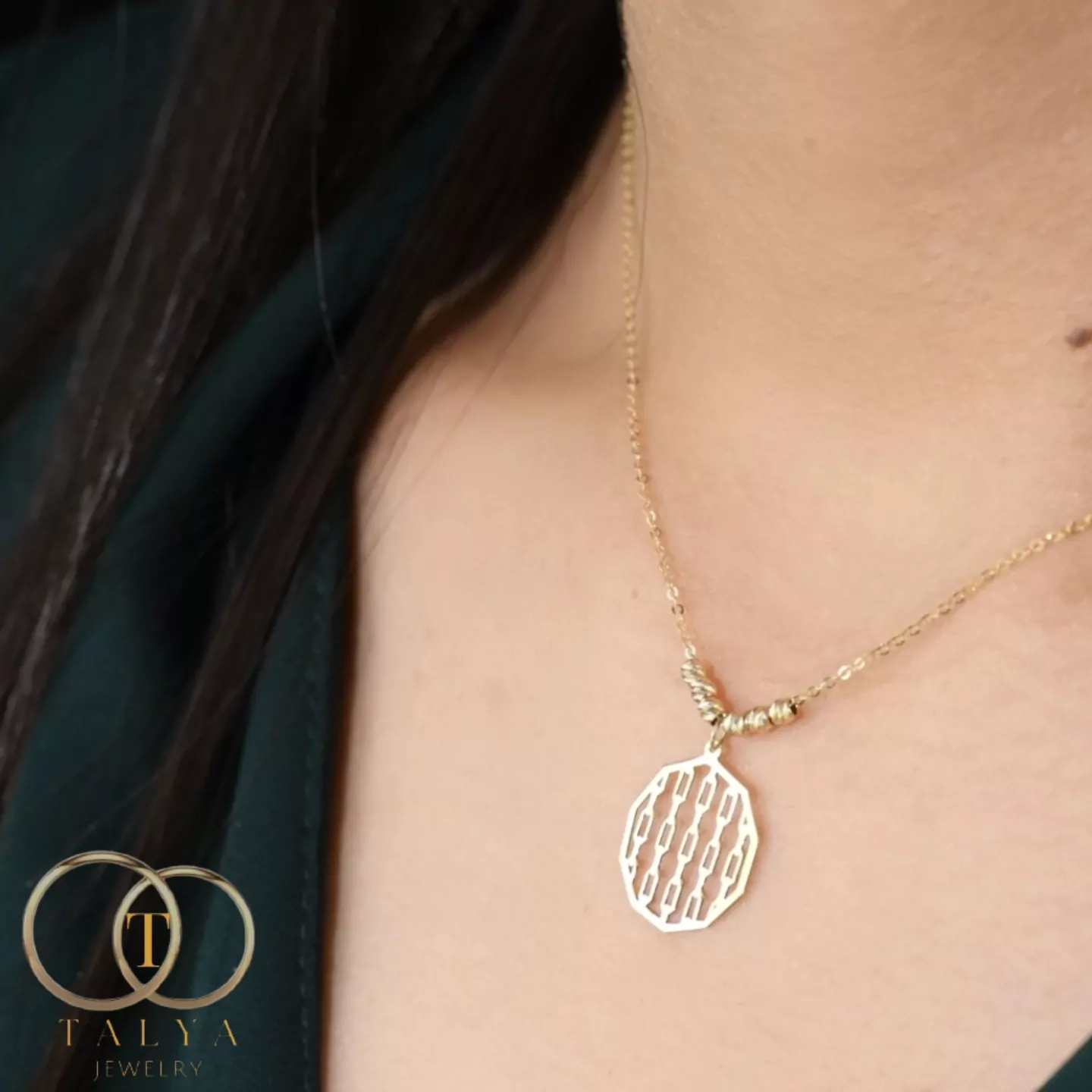 Collier Cercle Élégance En Or 18K