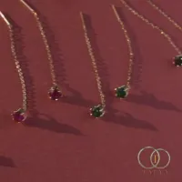 Boucles Gouttes En Or 18K