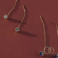 Boucles Gouttes En Or 18K