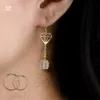 Boucles d’oreilles Diamond Crystal En Or 18K