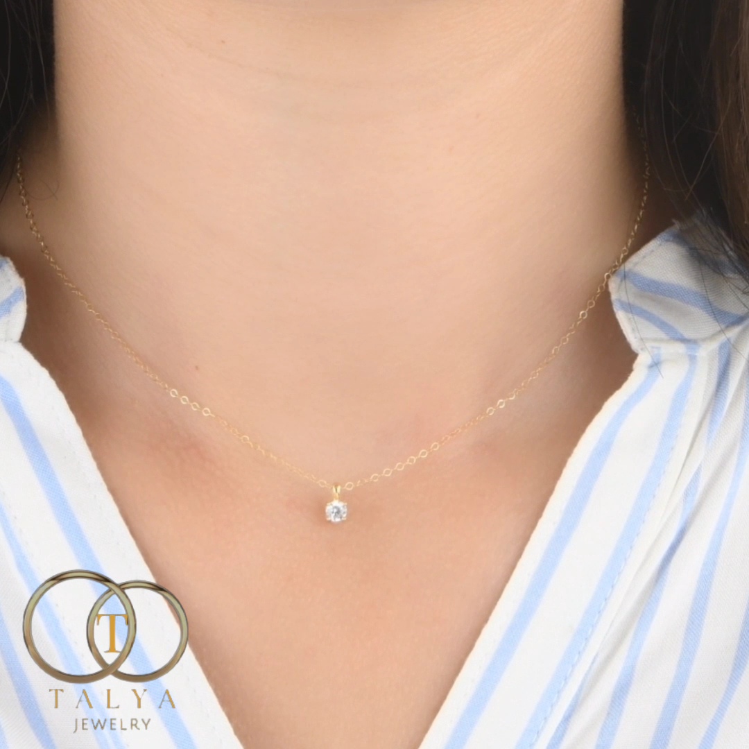 Collier Goutte en Or 18K