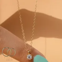 Collier Goutte en Or 18K