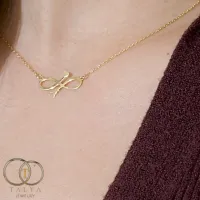 Collier infinity heart En Or 18K