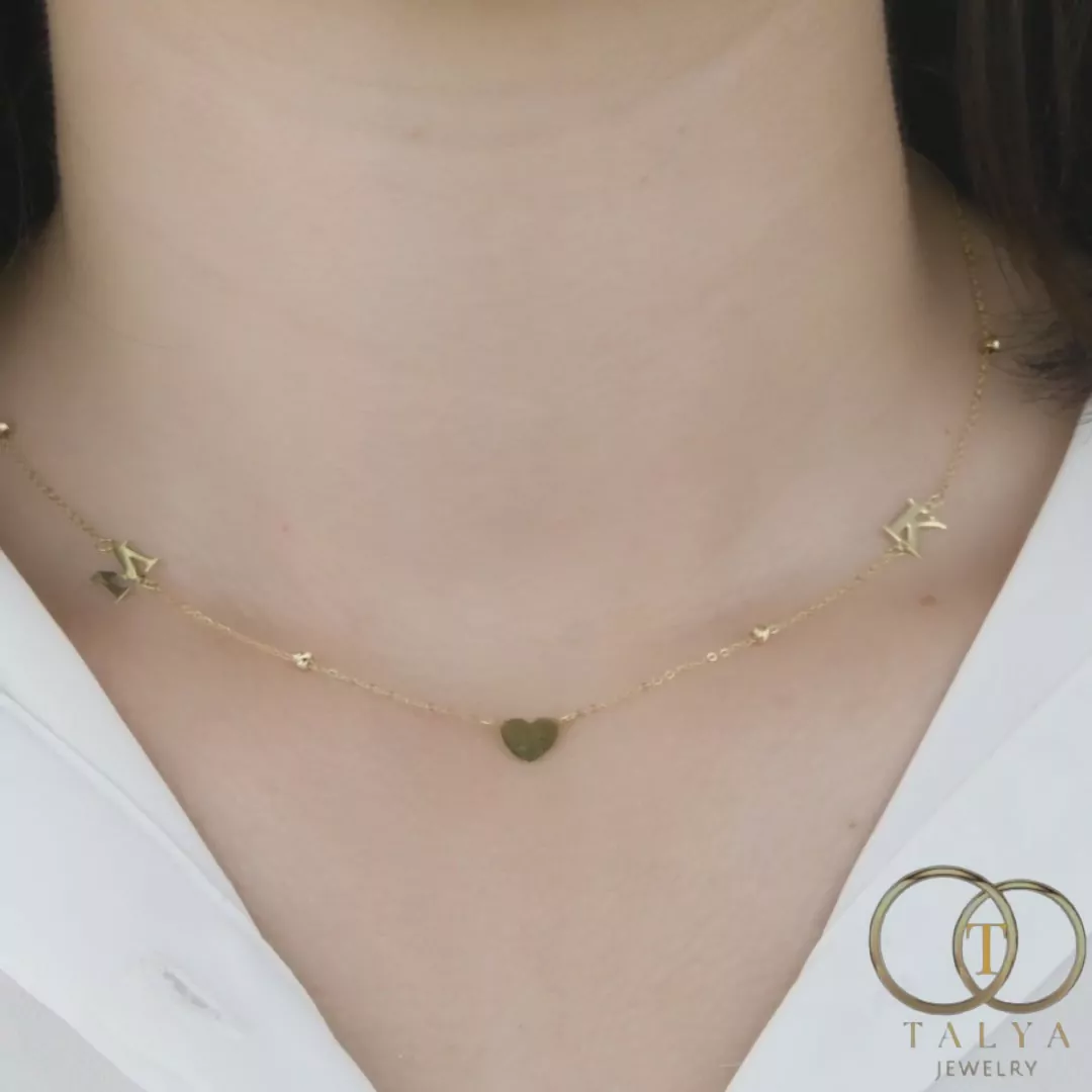 Collier Lettres d’amour en Or 18K