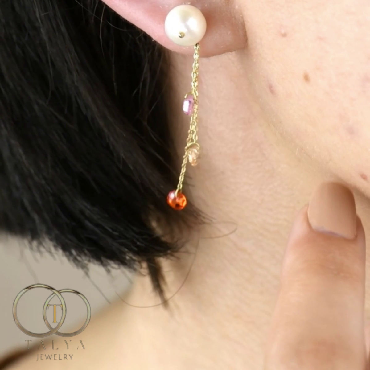 Boucles D’oreilles marjana en Or 18K