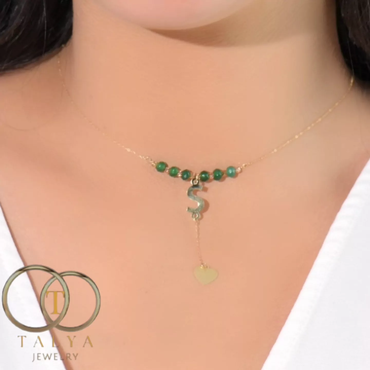 Collier Ma Lettre Du Coeur En Or 18K